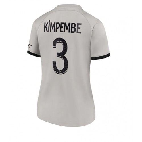 Dres Paris Saint-Germain Presnel Kimpembe #3 Gostujuci za Žensko 2022-23 Kratak Rukav